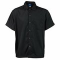Allpoints Kng 2Xl Cook Shirt Frontsnap, Black 11422XL
